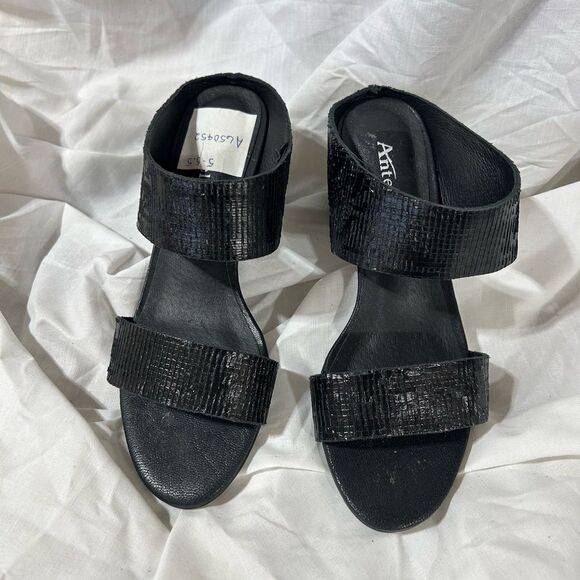 Antelope Leather Heeled Sandals - Amelia - Picture 2 of 6